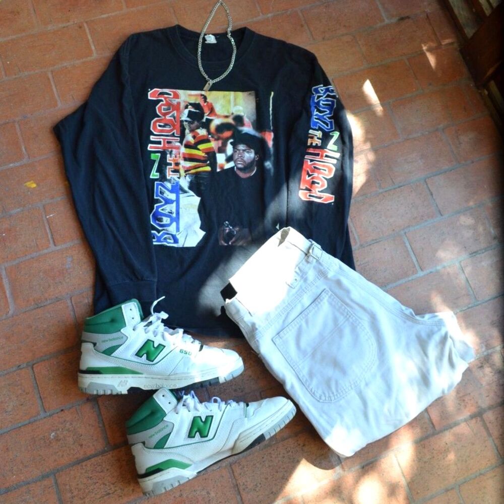 Vintage Y2K Boyz N the Hood Long Sleeve Yazbek Graphic Shirt - L